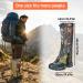 Aedcbaide Men's Gaiters - 900D Waterproof Oxford Raingaps with TPU Foot Belt | Ultra-Light Leg Protection for Snow Hiking & Outdoor Adventures - Buy Online on SooperMarket.com