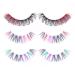 DIY Colorful Lash Clusters - 100pcs D Curl Eyelash Extensions | Wiwoseo - Buy Online on SooperMarket.com