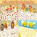 TailaiMei 16 Sheets Holiday Nail Stickers - Halloween & Thanksgiving 3D Self-Adhesive Nail Art Decals for Autumn DIY Decorations - Buy Online on SooperMarket.com