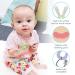 ZoLi Bunny Baby Teething Toy | Molar Teether for Babies | Gum Massaging Relief | BPA-Free | Lilac & Ash Grey (2 Pack) - Buy Online on SooperMarket.com