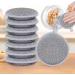 Tainrunse Sponge Wire Dishcloths Double-ply Cleaning Pads 5/10 Pcs Dishwashing Rags for Wet Dry Multipurpose Double-sided Non Scratch Dishcloth Silver 5pcs 5pcs Silver - Buy Online on SooperMarket.com