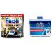 Bundle of Finish Ultimate Plus Infinity Shine Dishwasher Tablets | Fresh | 73 Dishwasher Tabs | For Unbeatable* Clean + Finish Dishwasher Cleaner Twin Pack Original Pack of 2 2 x 250 ml