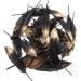 50pcs Dipped Gold & Silver 6-8 inch Goose Feathers for Crafts and Apparel - Gold & Black Feathers - Buy Online on SooperMarket.com