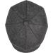 JANGOUL Men Wool Blend Newsboy Cap Tweed Cabbie Hat Snap Brim Dark Grey 7 3/8 - Buy Online on SooperMarket.com