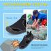 STQ Kids Water Shoes Quick-Dry Slip-On Sandals - Size 7 Toddler, All Black - Buy Online on SooperMarket.com