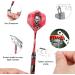 CyeeLife Dart Accessories Set - Flights, Shafts, Sharpener & Tools Kit - Buy Online on SooperMarket.com