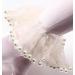 Mytoptrendz Pearl Trim Shimmer Chiffon Organza Scrunchie Ponytail Holdes Elastic Scrunchie Hair Ties Elastic Bobble Dance Bun Decor for Women and Girls (Cream) - Buy Online on SooperMarket.com