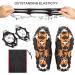 Vdeal Crampons for Boots & Shoes - 19 Stainless Steel Spikes Anti-Slip Winter Shoe Claws for Snow & Ice Gr del Spikes for Hiking & Fishing - Men & Women - Buy Online on SooperMarket.com