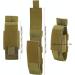 Yoncono Tactical Molle Tourniquet Holder | Portable Military First Aid Equipment Case & Trauma Medical Scissor Pocket #1 - Khaki - Buy Online on SooperMarket.com
