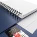 Arteza Watercolor Sketchbook 5.5x8.5-inch 3-Pack Blue Hardcover Journal, 96 Sheets, 140lb/300gsm, Spiral Bound Watercolor Paper Pad for Gouache, Acrylics, Pencils - 5.5x8.5 inch - Buy Online on SooperMarket.com