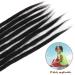 Buy No LIFE 10PCS 50cm Black Dreadlock Extensions - Synthetic One-Sided Crocheted Dreads for Men & Women | Jamaican Punk Hip-Hop Reggae Hair Wigs & Faux Locs - Buy Online on SooperMarket.com