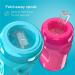 Smilo Sippy Cup 2 Pack for Toddlers (1+ years) - Spill Proof, Fold-Away Silicone Spout - 8.5 oz Capacity - BPA-Free - Made in USA - Aqua & Green/Blue - 2 Pack - Buy Online on SooperMarket.com