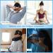 Heated Eye Mask for Dry Eyes - Cordless Electric USB Rechargeable Heating Pad for Stye Sinus MGD - Hot Therapy Compress for Men Women - Silk Sleep Mask - Black - Buy Online on SooperMarket.com