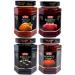 Stute Premium Natural Fruit Conserve Selection Pack - 4 Jars x 340g Each - Apricot Blackcurrant Raspberry and Strawberry - Breakfast Spread Assortment - Pure Fruit Flavours