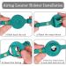 Oopsdoggy Leather Airtag Cat Collar with Bell | Durable GPS Pet Collar for Cats & Small Dogs | Light & Stylish Design (Aquamarine) - Buy Online on SooperMarket.com