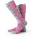 XIKUN Ski Socks | Men Women | Warm High Performance Winter Sport Socks | 4-12 Men, 5-13 Women | 4-Pack Pink - Buy Online on SooperMarket.com