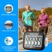 3D Pedometer for Walking - Large Digital Display Step Tracker with Removable Clip Lanyard, Black - Buy Online on SooperMarket.com