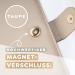 Twive Motherpass Cover (Love) | Magnetic Organizer for German Mother-Child Pass | Notepad Included | 8 Subjects in Taupe & Gold - Perfect Gift for Moms - Buy Online on SooperMarket.com