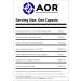 AOR - Ortho Iron Vegan 264mg 60 Capsules - Iron Deficiency Supplement - Healthy Red Blood Cell Supplement - Iron Supplement for Men and Women - Superior Absorption & Gastric Tolerability 60 count (Pack of 1) 264 mg - Buy Online on SooperMarket.com