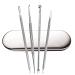 Comedone Extractor Tool Kit for Blackhead, Whitehead, Pimple, and Zit Removal - Acne Scar Treatment - 4-piece Set - Buy Online on SooperMarket.com