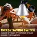 BrightArk 250W Poultry Heat Lamp with 2.5M Wire and 2M Hanging Chain - Energy Saving Switch, Livestock Breeding Brooder Lamp for Puppies, Chicks, Piglets, Reptiles (No Bulb) - Buy Online on SooperMarket.com