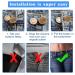8 Pcs Button Waist Extender Set for Jeans, Trousers, Pants, Shirts | Adjustable Elastic Collar Extenders, Stainless Steel | Silver + Bronze - Add 1.4 inch - Buy Online on SooperMarket.com