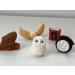 Harry Potter Cake Toppers Set - Kids Magical Wizard Birthday Cake Decoration Supplies - Hedwig Owl Snitch Hogwarts Notebook Snoring Hat Platform Badge - Comes with an Logo as Extra Gift - 5 Pcs
