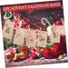 HOLIDYOYO 1 Set Xmas Advent Calendar Bags Xmas Candy Pouch Santa Bags Holiday Party Favor Rope As Shown 18.00X9.00X1.00CM - Buy Online on SooperMarket.com