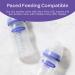 Lansinoh Baby Bottles for Breastfeeding Babies Bundle 3 Count Each of 5 Ounces and 8 Ounces - Buy Online on SooperMarket.com