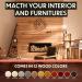 50PC Furniture Repair Kit - Brushes Markers Resin Wood Filler & More | Scratch & Molding Repair for Any Wood Color - Buy Online on SooperMarket.com