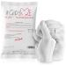 GipsMe alginate impact mass for 3D prints 450g alginate quick detergent alginate powder for body impressions for baby and adults (450 g) 450 g (1 Pack)