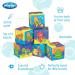 Playgro 181170 Bath Play Cube Set - 6 Colorful Animal Motifs for Infants 6 Months+ 7x7cm Fun Bath Toys - Buy Online on SooperMarket.com