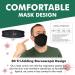 Buy Pack of 10 MH CARE Korean Black KF94 Disposable Face Masks - 4-Layer Breathable Protection for Adults - Comfortable Nose Mouth Cover - Made in Korea - Buy Online on SooperMarket.com