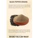 Black Pepper Ground (100g/3.52oz) - Premium Quality Piper Nigrum Powder - Buy Online on SooperMarket.com