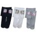 Silkglory Tights for Girls 3PCS Baby Toddler Tights With Cute Glitter Print Pattern Decoration Leggings Seamless Stockings Cotton Pantyhose for Newborn Infant 2-12 Years 2-4 Years Black/Gray/Whiter