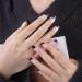 DANNI & TONI Monochrome Gel Nail Wraps - 28 Salon-Quality Stickers for French Manicure - Self-Adhesive & Semi Cured - Buy Online on SooperMarket.com
