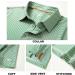 Men's Moisture Wicking Golf Polo Shirt - Emerald Stripe, XX-Large - Buy Online on SooperMarket.com