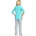 Be Mammy Nursing Pyjama Set - S Turquoise-2 | Comfortable Maternity Sleepwear - Buy Online on SooperMarket.com