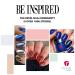 Revel Nail Chrome Glitter Dip Powder 8-Pack - Chip Resistant with Vitamin E and Calcium for DIY Manicure - Buy Online on SooperMarket.com