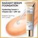 L'Oreal Paris Age Perfect Radiant Serum Foundation SPF 50 - Sienna 1oz (Pack of 2) - Best Anti-Aging Makeup for Glowing Skin - Buy Online on SooperMarket.com