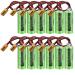 Pack of 12 CR17450SE-R 3V Battery CR17450SE-R 2500mAh PLC Replacement Battery for SANYO CR17450SE-R A98L-0031-0012 CNC Series Non-Rechargeable