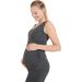 Herzmutter Maternity Homewear Set - 3-Piece Nursing Pyjamas - Pregnancy & Breastfeeding Wellness Suit - XL Dark Gray - Buy Online on SooperMarket.com