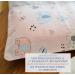Elephant Pink Changing Mat Cover 75x85 cm - Removable 100% Cotton Baby Changing Pad Cover - Buy Online on SooperMarket.com
