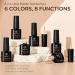 Modelones 8-in-1 Nail Builder Gel Set - 6 Colors | Hard Gel for Nail Extensions | Builder Gel in a Bottle - Buy Online on SooperMarket.com