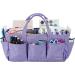 HOMEST Craft Organizer Tote Bag - Purple Art Caddy for Scrapbooking & Crafts Supplies - Buy Online on SooperMarket.com