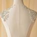 Rhinestone Shoulder Applique Pair - Bridal Dress Embellishment - Buy Online on SooperMarket.com