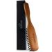 ZilberHaar - Long Hair & Beard Brush - Made From Soft 2nd Cut Boar Bristles and Pearwood - Perfect Beard Care for Men - Works with all Beard Balms and Beard Oils - 8.6 Inches Long