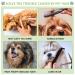 2-Piece Pet Knotting Comb Set | Steel Blade Cat Hair Removal Tool for Knots & Mats - Buy Online on SooperMarket.com