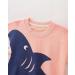 Girls Cotton Sweatshirt for Kids | Casual Long Sleeve Pullover | Shark Design | Toddler Clothes | Ages 1-12 - Buy Online on SooperMarket.com