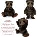 Charlie Bears Treacle Toffee | 2023 Long Fluffy Plush Collectable Jointed Teddy Bear With Scarf Accessory - Buy Online on SooperMarket.com